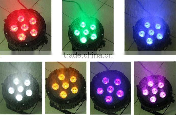 Wireless DMX 6pcs 7 in1 LED outdoor waterproof flood Par light