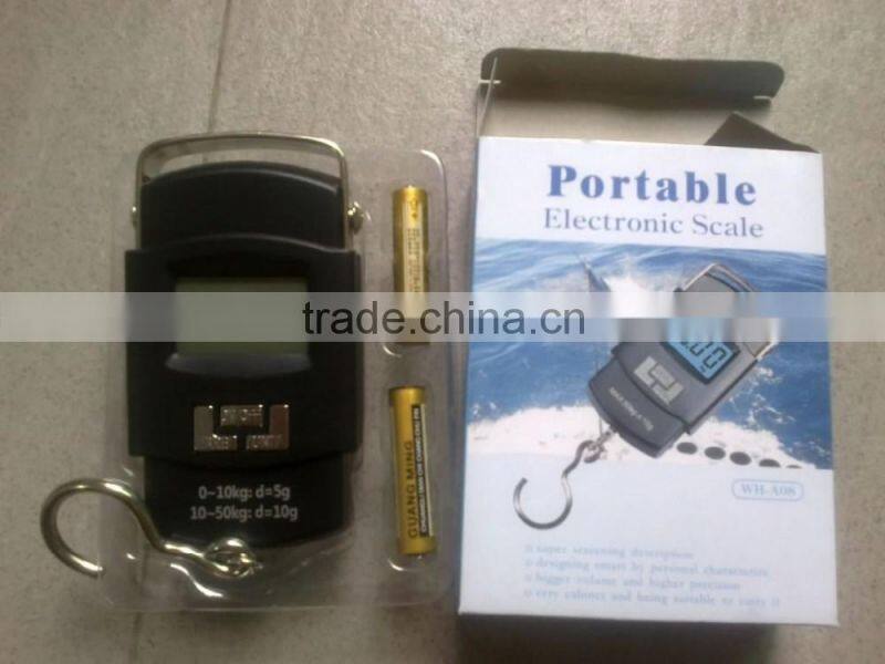 High precision Portable Hanging/Fishing/Luggage Scale with LCD Display
