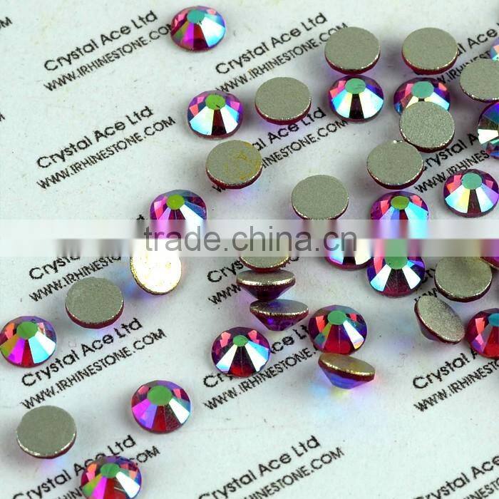 Loose non hotfix rhinestone, silver foiled flat back crystal