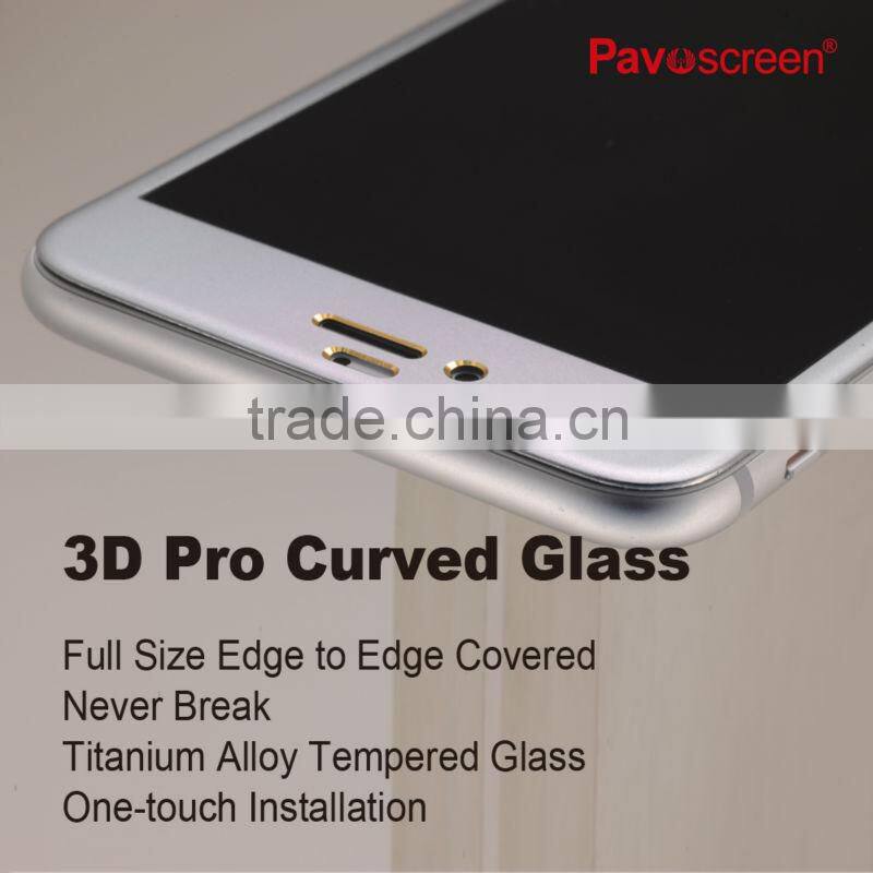Anti-scratch and Anti-fingerprint glass screen protector for iphone 6 series ,pavoscreen tempered screen protector
