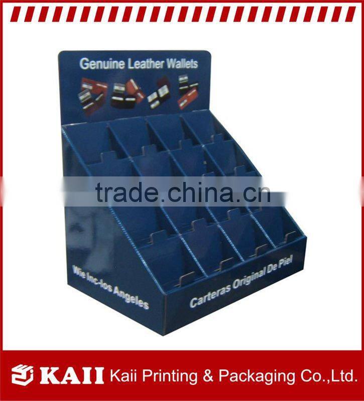 pink foldable cosmetic counter top cardboard display box