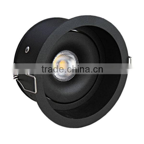 7W 2014 good quality high CRI rotatable cob led downlight