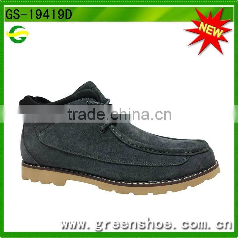 mid top suede leather dress shoes for men