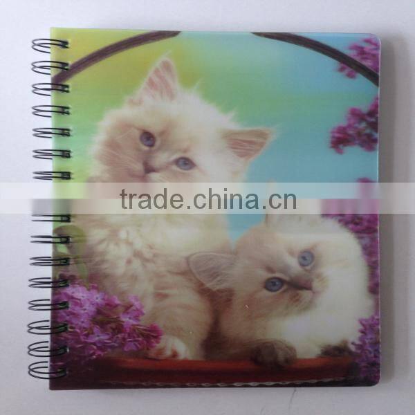 3D notebook with animal