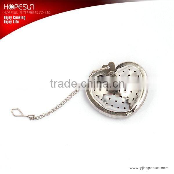 Best sell food grade frog shape stainless steel tea strainer