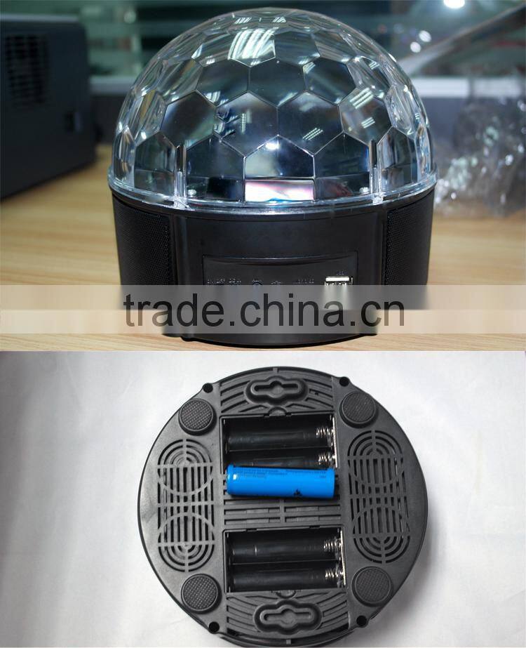 Disco Ball Light 6*0.5W RGB LED crystal magic ball LED effect light