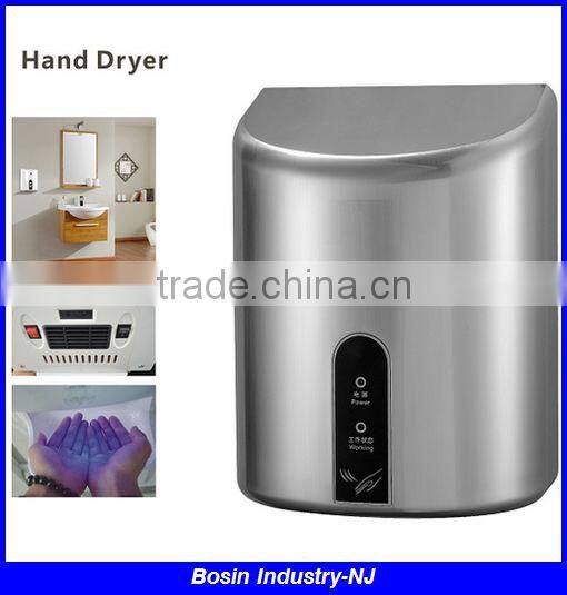Silver Plastic automatic Sensor Hand Dryer