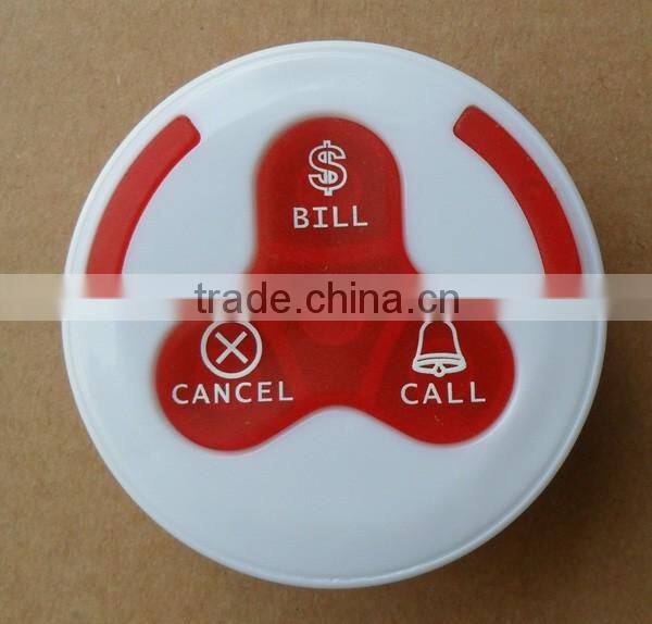 Restaurant transmitter and receiver wireless pager system K-2000AT+H3