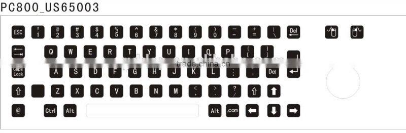 High quality telecommunication equipment metal keyboard