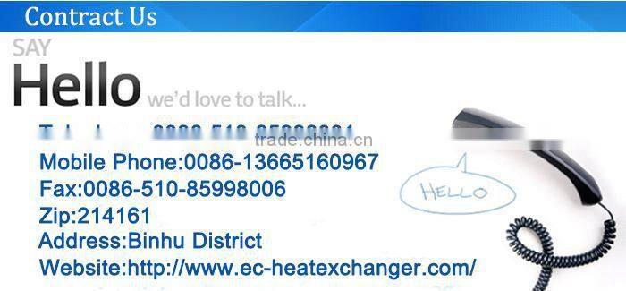 aluminum plate and bar fule oil cooler with valve core