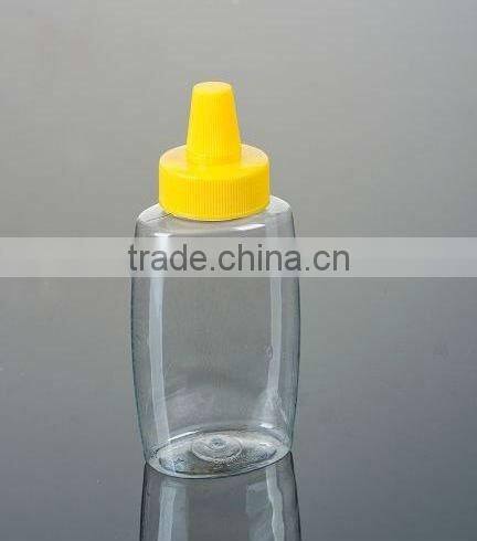 280g clear plastic jars wholesale with pp cap
