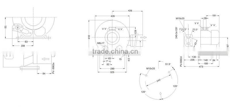 2RB720 H16 2.2KW Ring blower