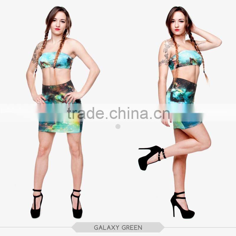 Online Top Selling Personalized Sublimation 3D Print Girls Sexy Mini Skirt