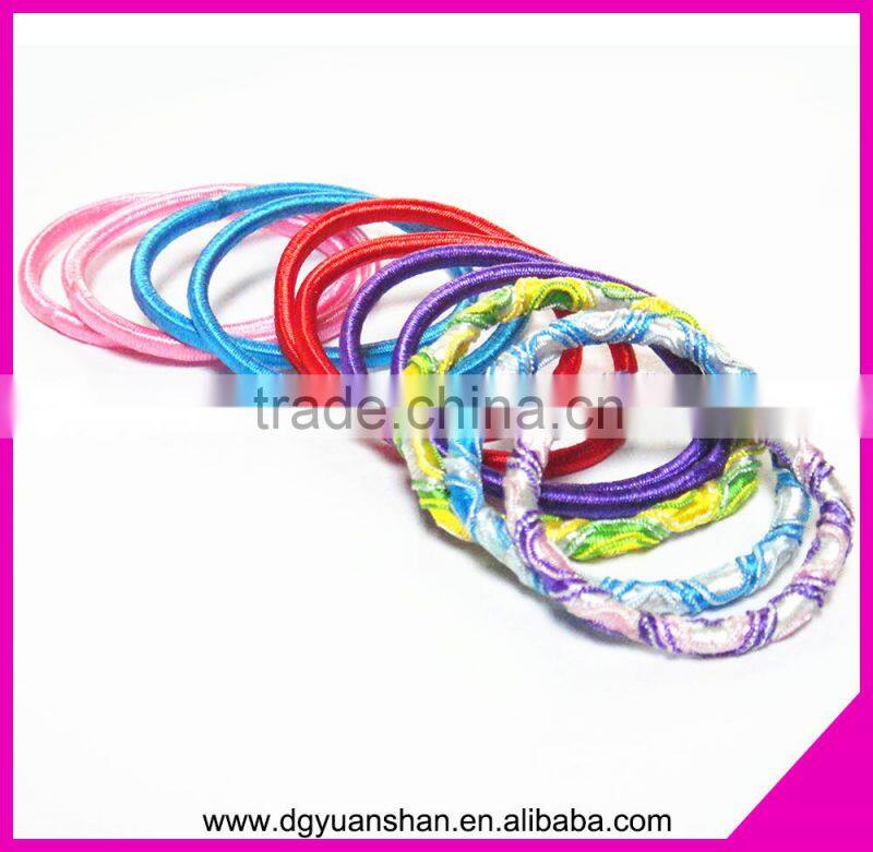 Hot sale twisted elastic hair band spiral hair tie