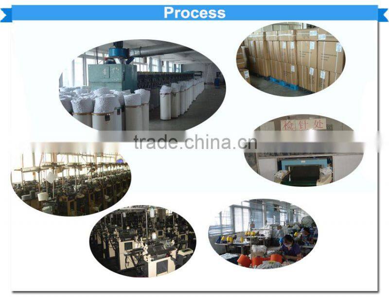 Comfortable orange&white durable safety glove,nylon sandy nitrile glove