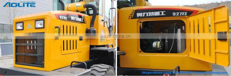 loader attachments with fork snow blower