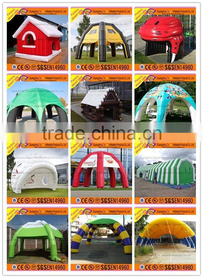 Guangzhou factory inlatable tent for commercial used