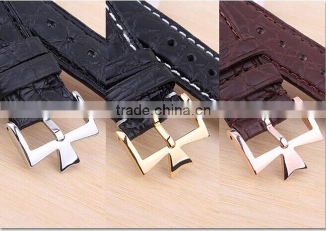 18|19|20|21mm hotsale genuine alligator leather Watch strap Wholesale 3PCS