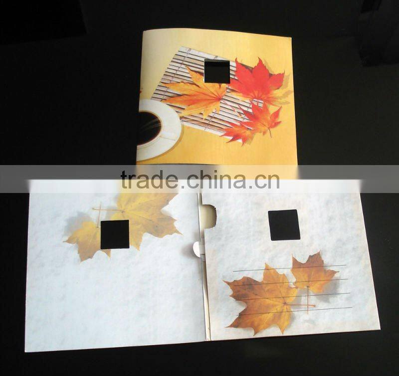 1.44 LCD greeting card digital photo frame customized design