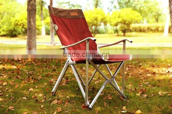 portable beach camping aluminum patio chair with carrybag