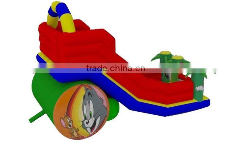 Tom and jerry theme giant inflatable slides for children garden