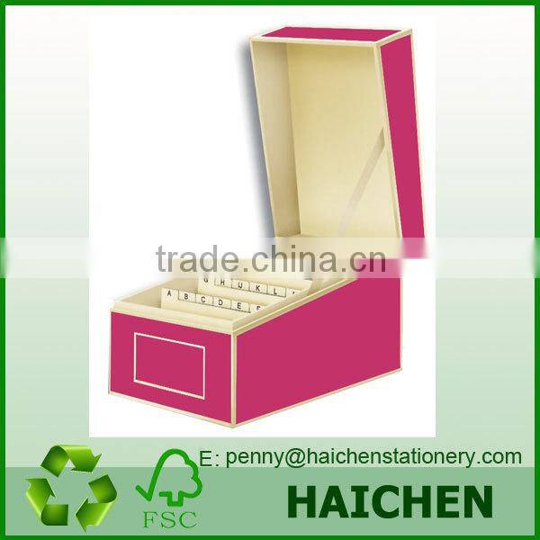 Fancy Business Card Storage Box cardboard box dividers