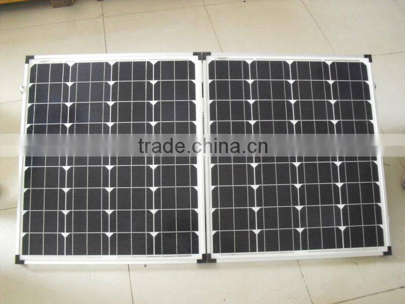 Folding solar panels 120W with monocrystalline silicon CE TUV IEC