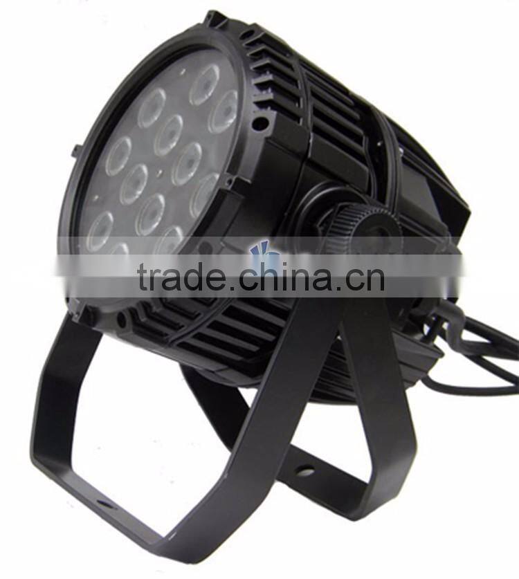 2016 Newest 12pcs*18w rgbwa+uv 6in1waterproof Led Par Light,Popular top quality outdoor par light wedding concert lighting
