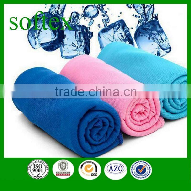 hot sale quick- dry pva polyester cooling towel
