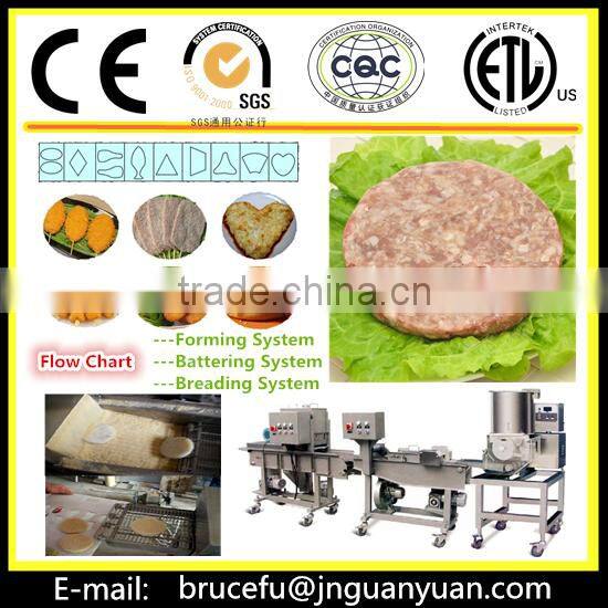 Hamburger chicken nuggets processing machine