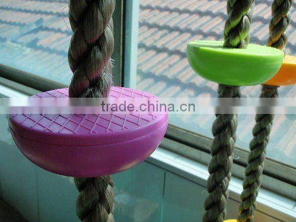 climbing rope with disk plate