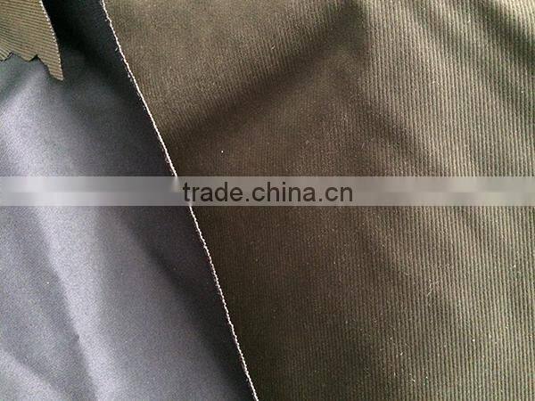 16 line stripe flocking fabric for garment or Splice