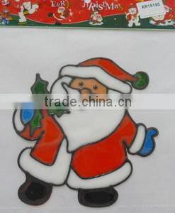 New Arts and Crafts , lying santa and star door sticker