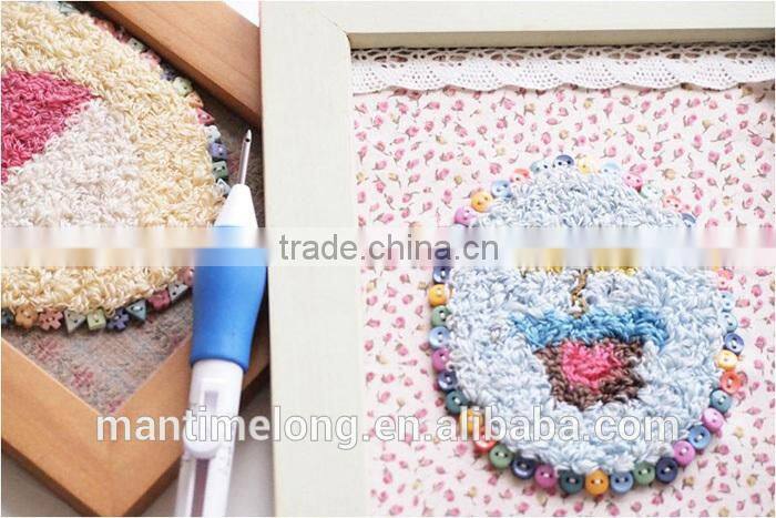 Three Sized Embroidery Stitching Needle Punching Punch Craft Tool Kit 2 Threader