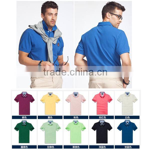 Wholesale bulk mens polo shirts apparel 100% cotton(YCP-C0511)