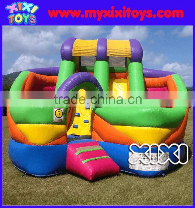 XIXI Inflatable obstacle course with slide combo for rental business