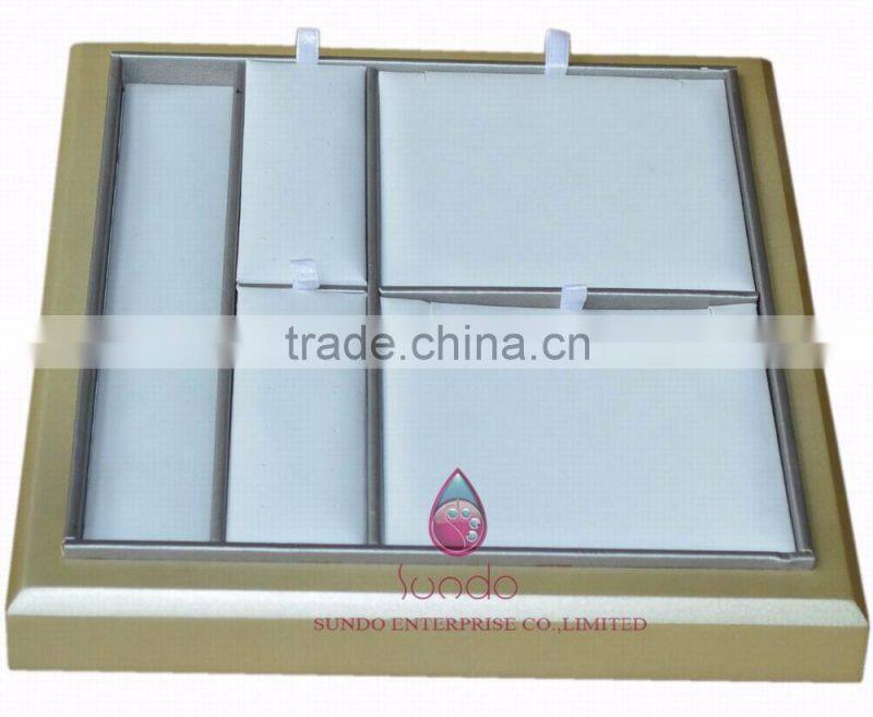 Fancy mix cheap wooden jewelry tray from direct factory