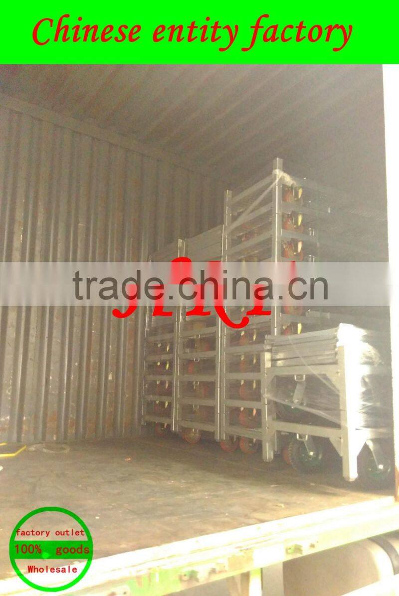 Hot Sales Display Netherlands Danish Flower Trolley lowers transporter four-wheel flower carts for sale