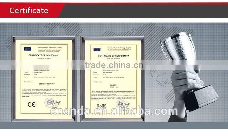 2016 nylon strap alloy case round watch case japanese movement watch with CE certificate