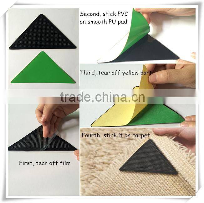 anti-slip underlay stick carpet Ruggies used in everywhere