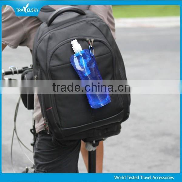 Travelsky foldable water bottle collapsible sport drinking bottle
