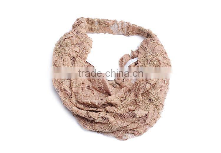 New fashion wholesale lace hollow headband jewelry, best hair accessory for party girl dress