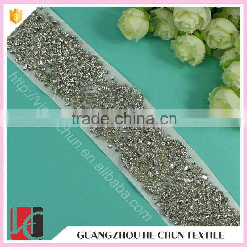 HC-7471-1 Hechun Crystal Material Sewing Decorative Clothing Beaded Trim