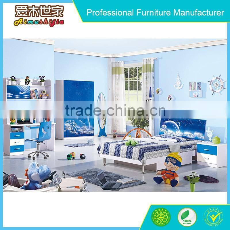 Hot sale children bedroom kids single bed for kid and adult