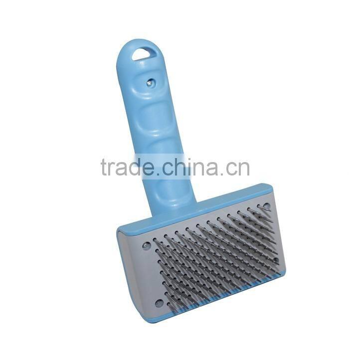 Pet Dog Cat Grooming Self Cleaning Slicker Hair Fur Brush Comb Shedding Tool