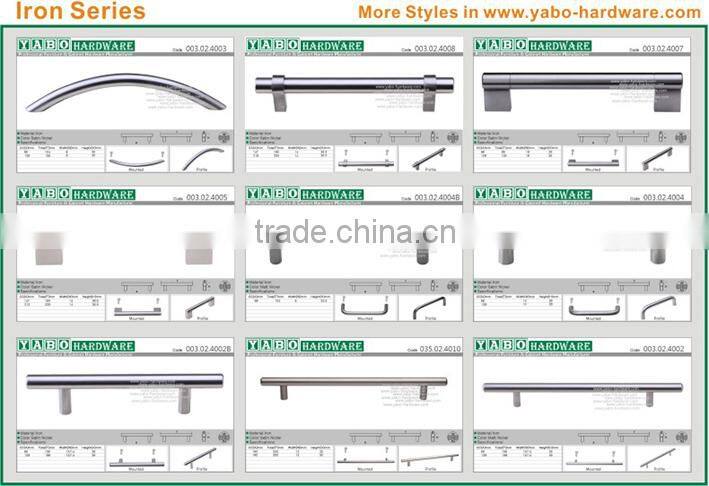 Brushed stain nickel home furniture cabinet pull handle / furniture handle