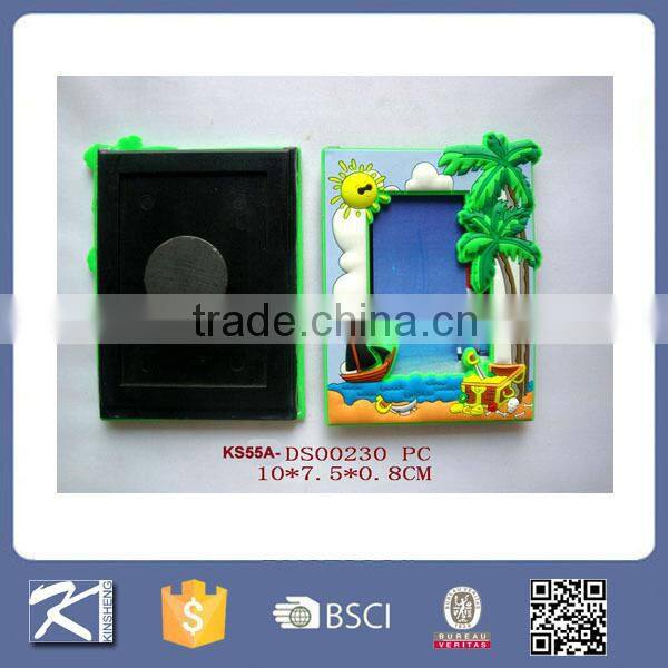 2015The newest design soft pvc photo frame