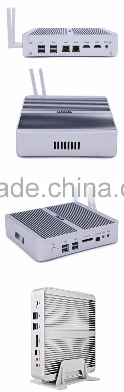 2016 Latest Fanless Mini PC 4GB RAM 64GB SSD Intel Core i3 4158u 2.0G Desktop Computer Windows 7