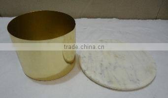 Copper & Brass canisters or Jars with Marble lid