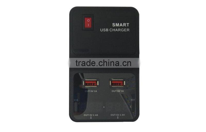 4 usb Travel charger smart charger wall travel charger usb charging port power adapter